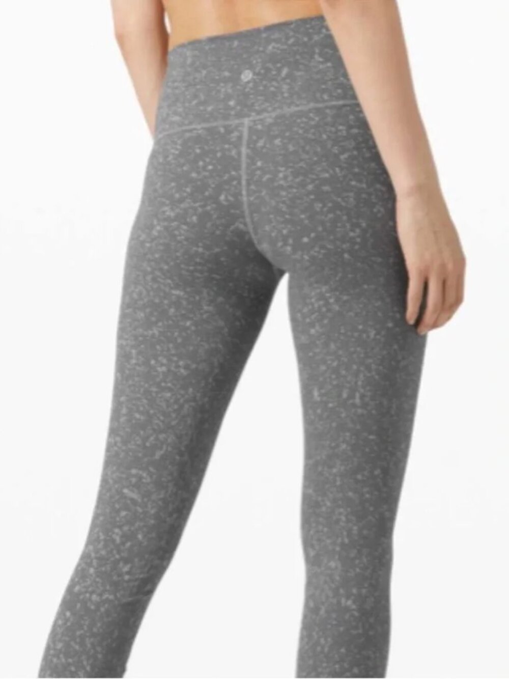 🍋💎lululemon Gray Speckled HR Leggings size 12